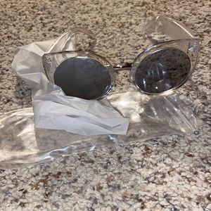 Brand New 🌟Clear Reflective Sunglasses